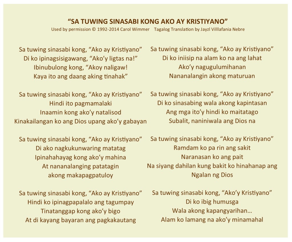 Tagalog Translation